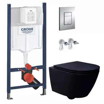 Комплект унитаза подвесного с крышкой Waterway ROCK&#8230; - Фото №1