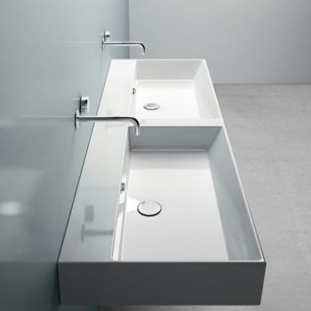 Умивальник подвійний Catalano Premium 120 х 47 см, білий (112VPD00)