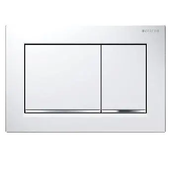 Клавіша змиву Geberit Omega30 пластик, білий/глянсовий&#8230; - Фото №1