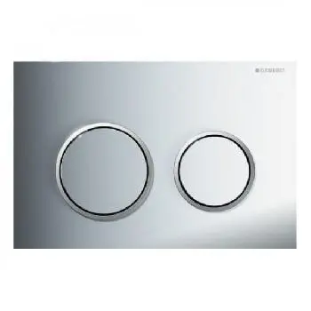 Клавіша змиву Geberit Omega20 пластик, глянсовий хром/матовий&#8230; - Фото №1