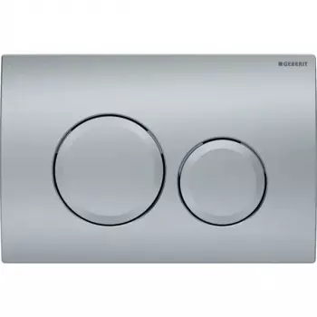 Клавіша змиву Geberit Delta20, подвійний змив, матовий&#8230; - Фото №1