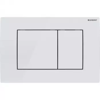Клавіша змиву Geberit Delta30, подвійний змив, білий&#8230; - Фото №1