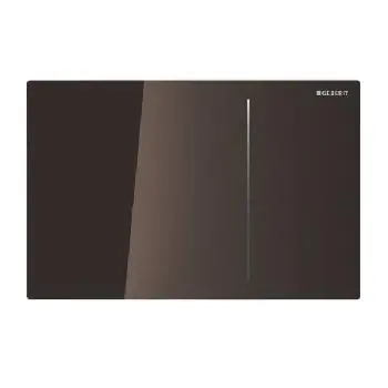 Клавиша смыва Geberit Sigma70 стекло, умбра (115.620.SQ.1) - Фото №1