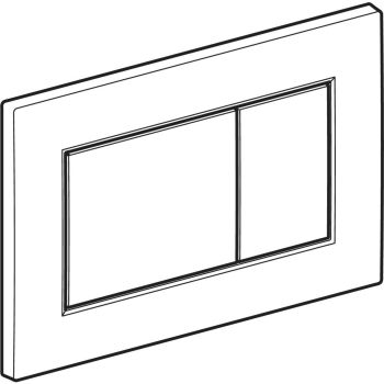 Клавіша змиву Geberit Sigma01 Square, подвійний змив,&#8230; - Фото №2