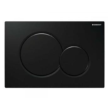 Клавіша змиву Geberit Sigma01 пластик, чорний RAL 9005 (115.770.DW.5)