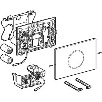 Клавіша змиву Geberit Sigma 10 для UP320, 3В батарея,… - Фото №2