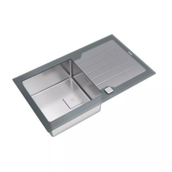 Мийка кухонна скляна Teka Diamond 1B 1D 86 ST полірована&#8230; - Фото №2