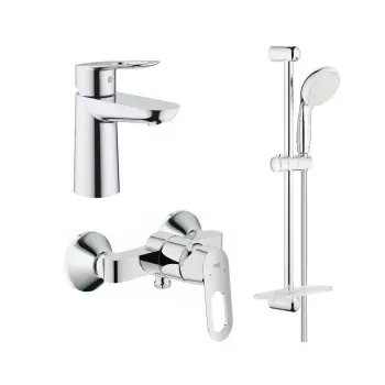 Набор смесителей Grohe Bauloop S 3 в 1 для душа, хром&#8230; - Фото №1