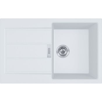 Кухонная мойка Franke Sirius S2D 611-78, накладная, оборотная, 78x50, тектонайт белый (143.0621.332)