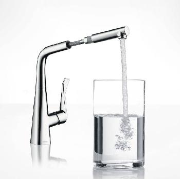 Смеситель для мойки Hansgrohe Metris 320 (14821000) - Фото №2