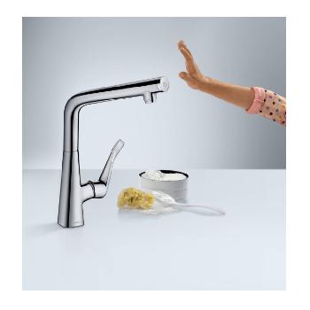 Смеситель для мойки Hansgrohe Metris Select 320 (14883800) - Фото №2