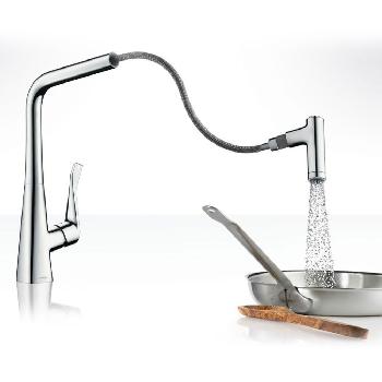 Смеситель для кухни Hansgrohe Metris Select 320 (14884000) - Фото №2