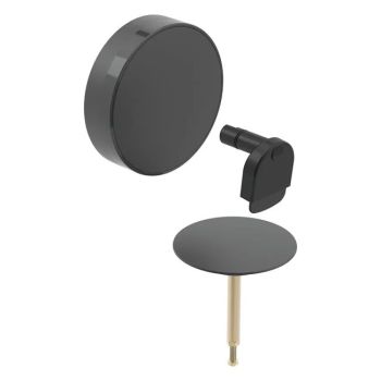 Поворотна ручка та кришка зливного отвору Geberit Split, чорний матовий (150.481.14.1)