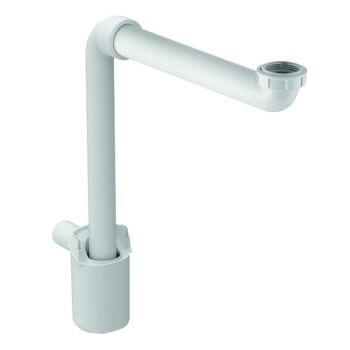 Сифон пляшковий для умивальників Geberit, компактна модель, білий (151.116.11.1)