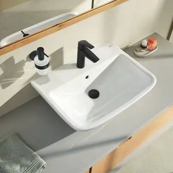 Смеситель для умывальника Grohe Eurosmart New M, черный… - Фото №2