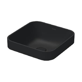 Умивальник накладний Duravit Happy D.2 Plus 40х40, чорний матовий (2359401300)