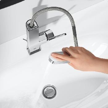 Змішувач для раковини GROHE Plus зі зливним гарнітуром,… - Фото №2
