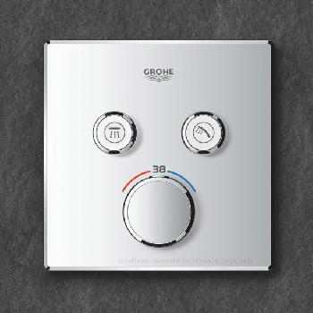 Термостат на 2 виходи Grohtherm SmartControl (29124000) - Фото №2