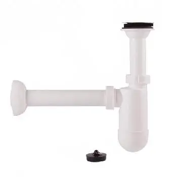 Сифон для умивальника пластиковий, під змішувач без&#8230; - Фото №1