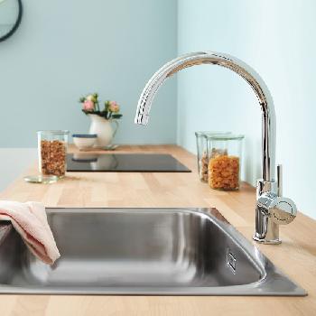 Смеситель однорычажный для кухни Grohe BauClassic… - Фото №2