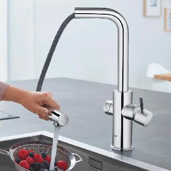 Смеситель для кухни Grohe Blue Home, хром, стартовый… - Фото №2
