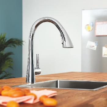 Смеситель для мойки GROHE Zedra с выдвижным аэратором… - Фото №2
