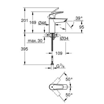 Комплект смесителей для ванной Grohe Eurosmart New… - Фото №2