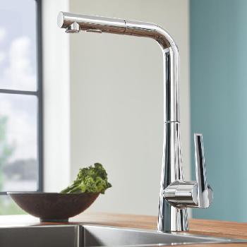 Смеситель для мойки GROHE Zedra с выдвижным аэратором… - Фото №2