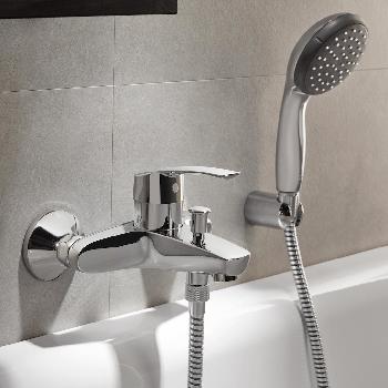 Смеситель для ванны Grohe Eurosmart New с душевым… - Фото №2