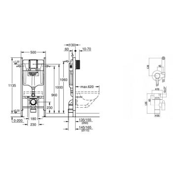 Система інсталяції для унітазу Grohe Rapid SL 3в1… - Фото №2