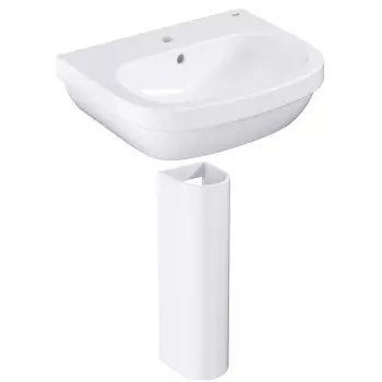 Умивальник з п'єдесталом Grohe Euro Ceramic 55см,&#8230; - Фото №1