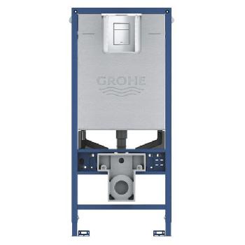 Система інсталяції для підвісного унітазу GROHE Rapid SLX з панеллю змиву Skate Cosmopolitan S (39603000)