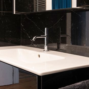 Змішувач для умивальника Bongio Aqua, високий, Chrome… - Фото №2