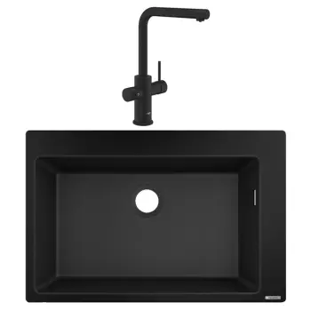 Мийка кухонна Hansgrohe S510-U660 77х51, Graphite&#8230; - Фото №1