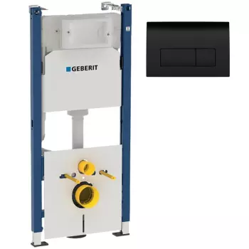 Комплект інсталяції для підвісного унітазу та чорна&#8230; - Фото №1