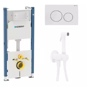 Система інсталяції Geberit Duofix Delta 112 + Клавіша&#8230; - Фото №1