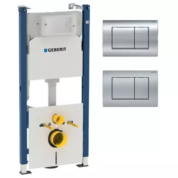 Инсталляция для подвесного унитаза Geberit и клавиша&#8230; - Фото №1