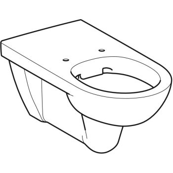 Підвісний унітаз Geberit Selnova Comfort Rimfree лійкоподібний,… - Фото №2