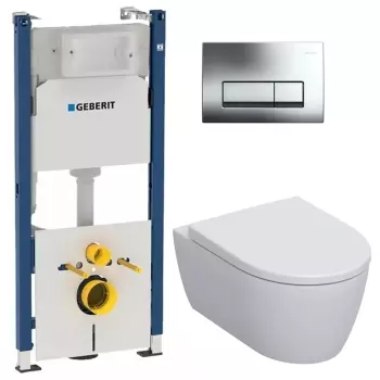Комплект унитаза подвесного с крышкой Geberit iCon… - Фото №1
