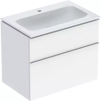 Комплект Geberit iCon slim rim, умивальник із шафкою&#8230; - Фото №1
