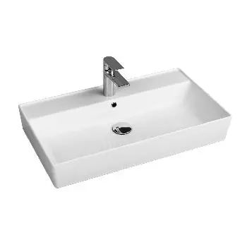 Умивальник Quarter Bath Cross Line 45x80, білий (70CL23080.00.1.3.01) - Фото №1