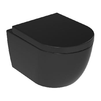 Унитаз подвесной Quarter Bath Deep, черный матовый (70DE03054.01.1.3.01)