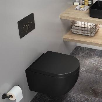 Унітаз підвісний Quarter Bath Deep 54 см з кришкою… - Фото №2