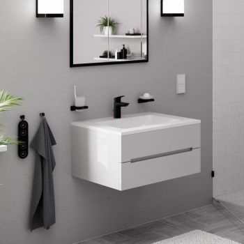 Змішувач для умивальника Hansgrohe Logis 100, Matt… - Фото №2
