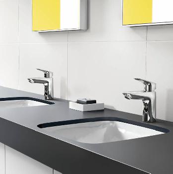 Смеситель для раковины Hansgrohe Logis 100 со сливным… - Фото №2