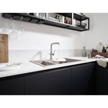 Смеситель кухонный Hansgrohe Talis 270 1jet с вытяжным… - Фото №2