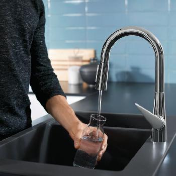 Кухонный смеситель Hansgrohe Talis S M51 160 с вытяжным… - Фото №2