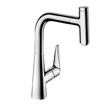 Кухонний змішувач Hansgrohe Talis Select S M51 220 з витяжним виливом (72822000)