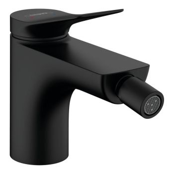 Смеситель для биде Hansgrohe Vivenis 250 с донным клапаном pop-up, черный матовый (75200670)
