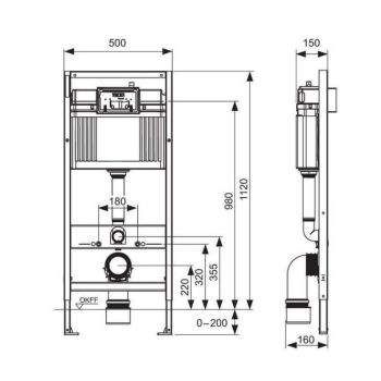 Інсталяція для унітазу TECE base (9400401) - Фото №2
